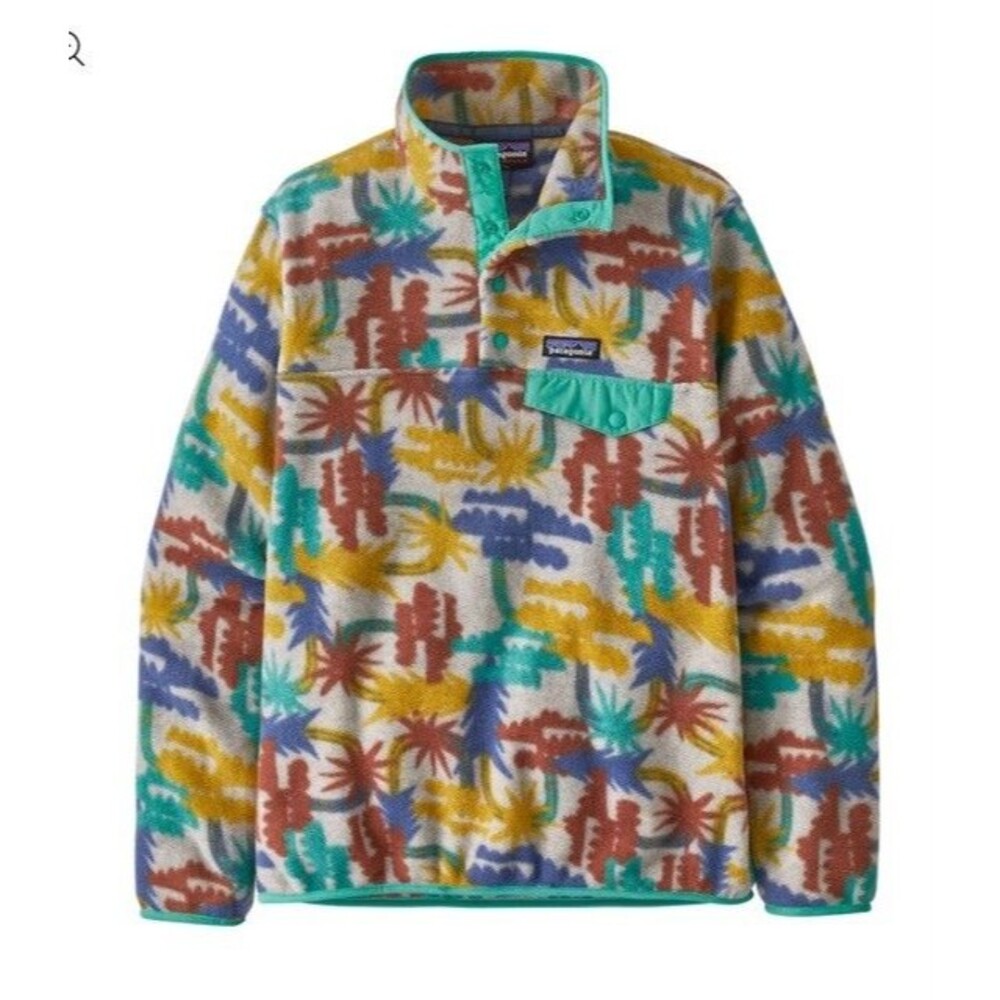 Patagonia Trees Tropical Synchilla Fleece Snap-T Pullover Fleece XXL